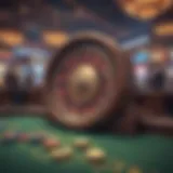 Virtual gaming interface showcasing various casino games