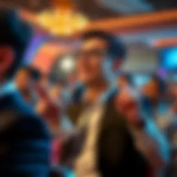 Dynamic representation of a spokesperson engaging with an audience