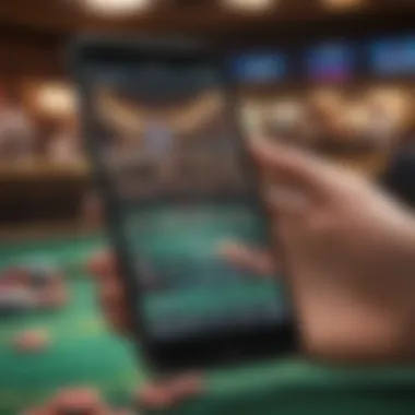 A smartphone displaying live betting options on the BetMGM app