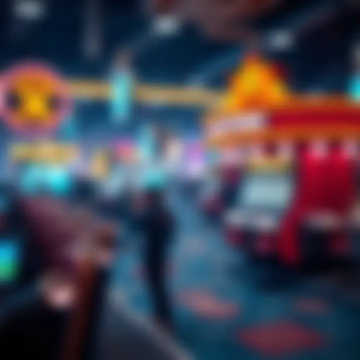 Visual representation of online lottery platforms