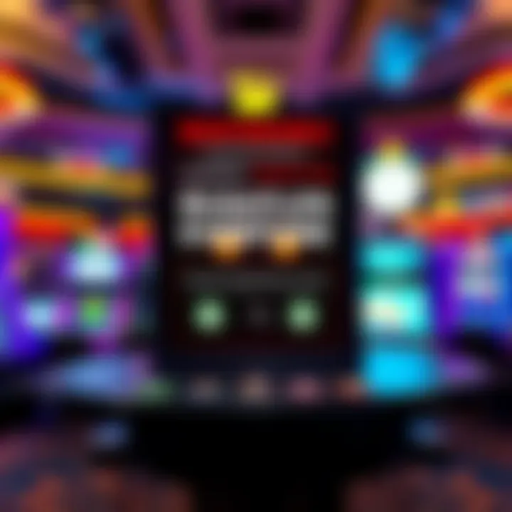 Responsible gaming information displayed