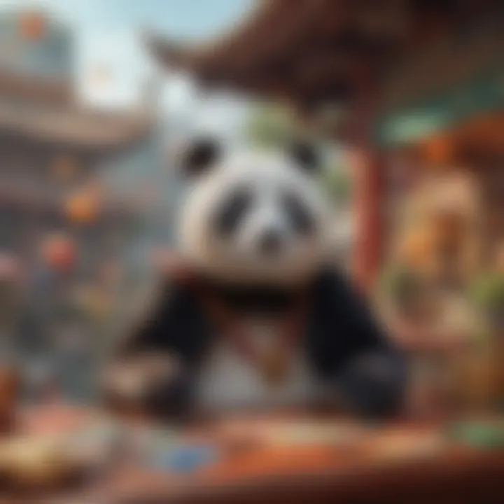 A thematic representation of the cultural elements embedded in the Lucky Panda Slot Game, emphasizing its design inspiration.