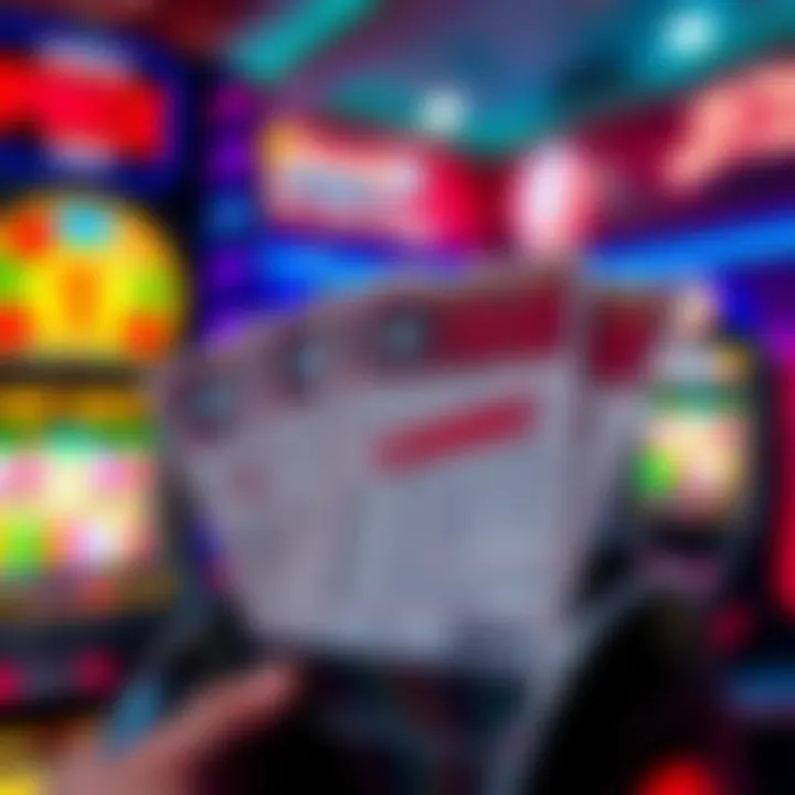 Winning Scratch-Off Ticket Display