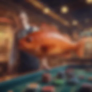 Dynamic gameplay scene in Big Fish Casino