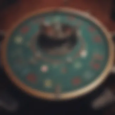 Intricate layout of a blackjack table at Pala Casino