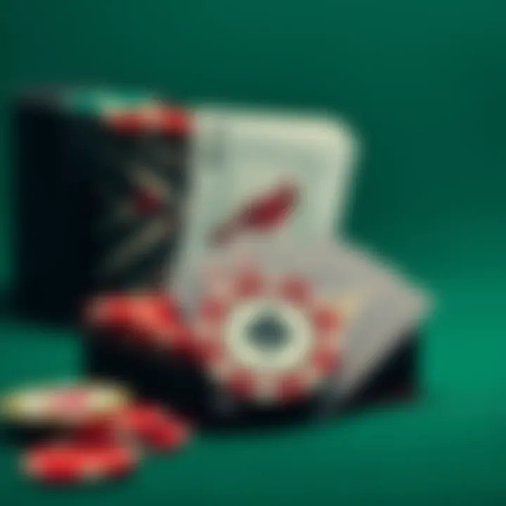 Strategic Components of Poker Strategic layout of poker chips and cards