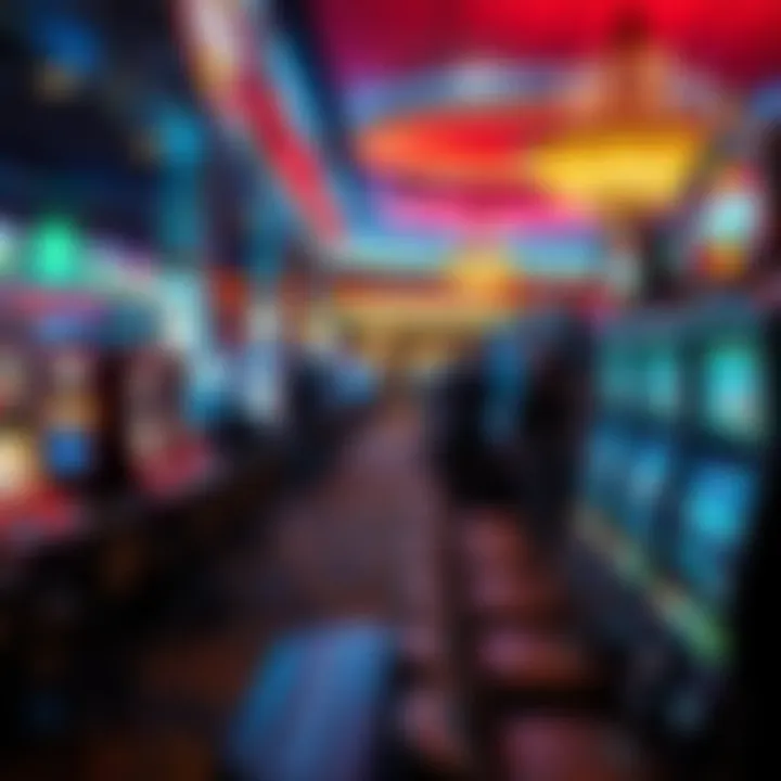 Atmospheric view of a bustling casino floor