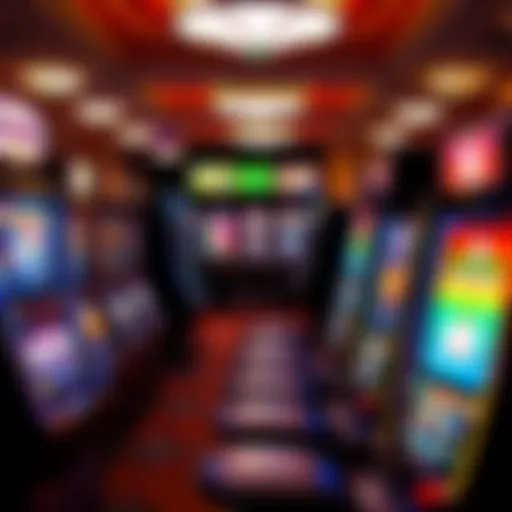 Diverse selection of slot machines in a Seattle casino