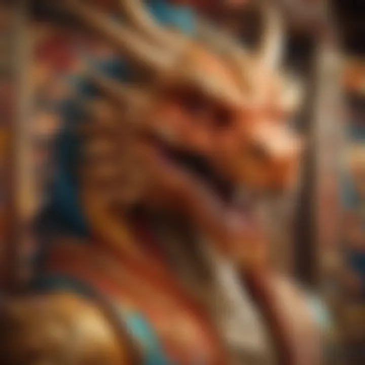 Visual representation of the Dragon Emperor slot machine showcasing its vibrant graphics and symbols