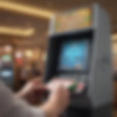 Florida Lottery Ticket Scanner in Use Florida Lottery ticket scanner in action
