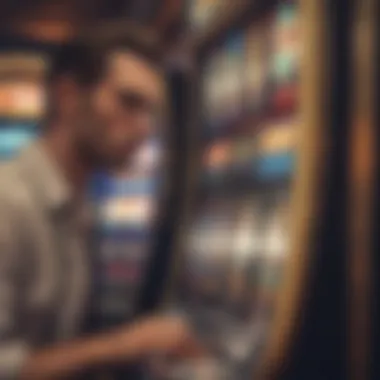 Player enjoying a slots experience