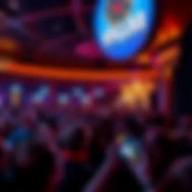 Live entertainment event showcasing performers captivating the audience