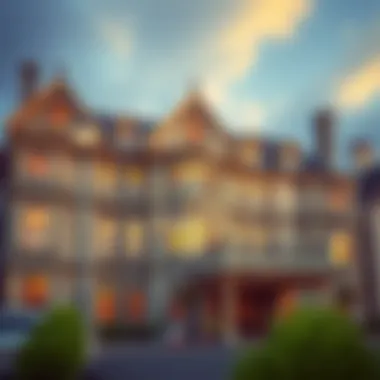 Exterior view of a historic Irish casino building showcasing traditional architecture