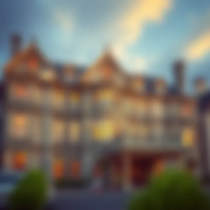 Exterior view of a historic Irish casino building showcasing traditional architecture