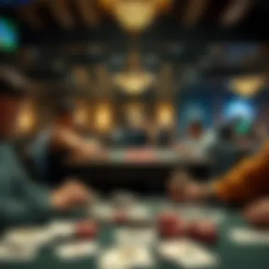 Artistic depiction of traditional Irish card games in a lively setting