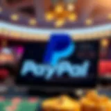 PayPal logo representing online casino transactions