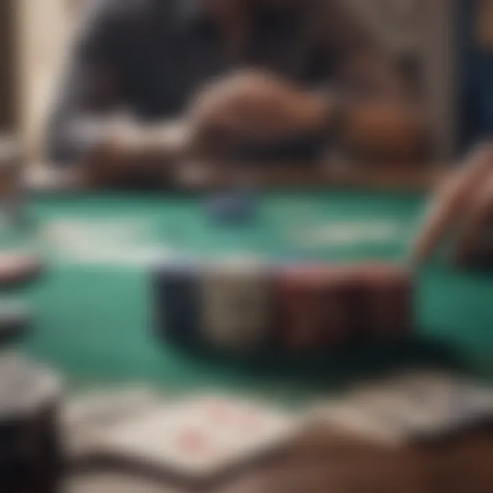 Strategic poker gameplay on iOS