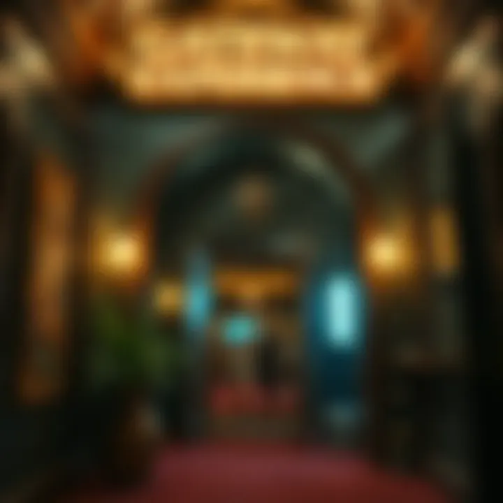 A secret entrance to a speakeasy, hinting at hidden treasures