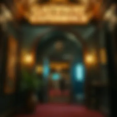 Gateway to Hidden Experiences A secret entrance to a speakeasy, hinting at hidden treasures