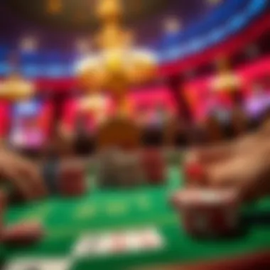 A conceptual illustration of responsible gambling practices in blackjack