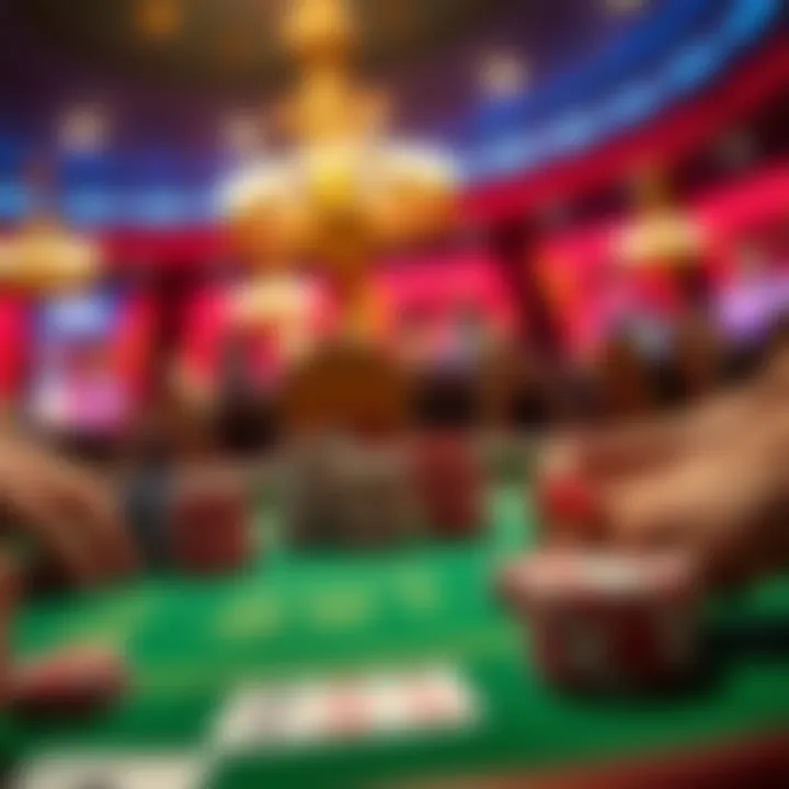 A conceptual illustration of responsible gambling practices in blackjack