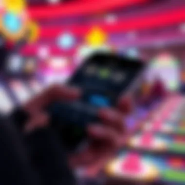 A screenshot demonstrating the rewards mechanisms within the app