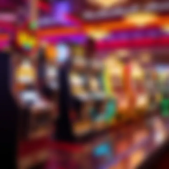 Illustration of the evolution of slot machines over the decades