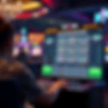 A digital platform interface designed for sports betting.