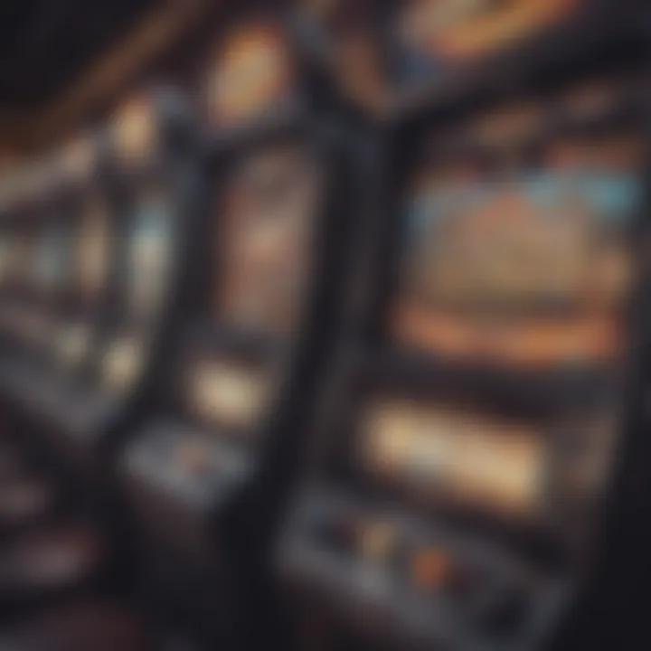 Close-up of popular gaming machines available at Salamanca Casino