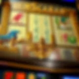 An intricate depiction of the ancient Egyptian symbols featured in the Scarab slot machine