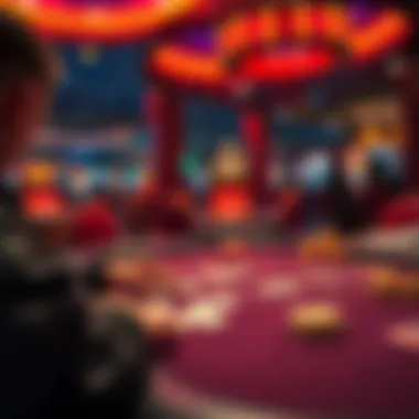 Strategic Gameplay in Casino Environments A strategic card game in action at a casino