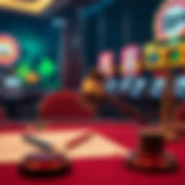 A table displaying legal documents related to gaming regulations