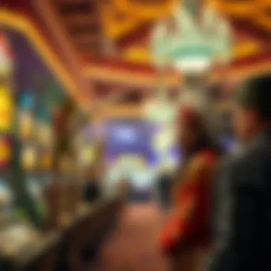 A vibrant cultural celebration highlighting Native American traditions within a casino setting