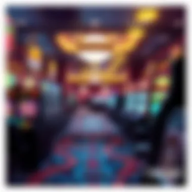 A serene setting showcasing responsible gaming practices within a tribal casino environment