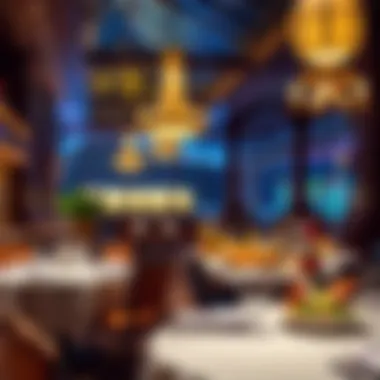 Diverse dining options showcasing exquisite cuisine