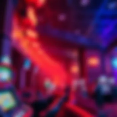 Exciting live entertainment event atmosphere