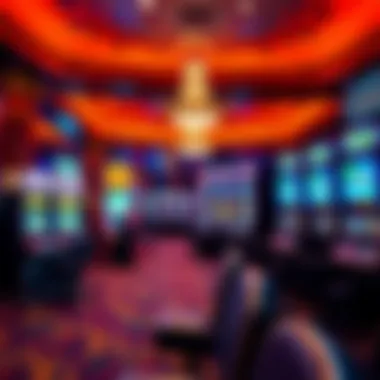 Luxurious gaming floor with vibrant atmosphere