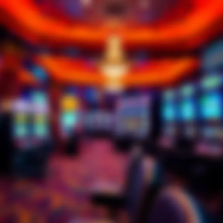 Luxurious gaming floor with vibrant atmosphere