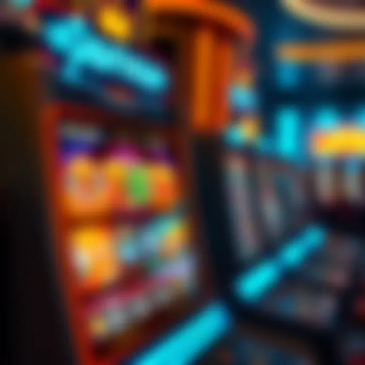 Vibrant interface of Uptown Pokies showcasing various game options