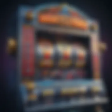 Vibrant Slot Machine Graphics Intriguing slot machine design showcasing vibrant graphics