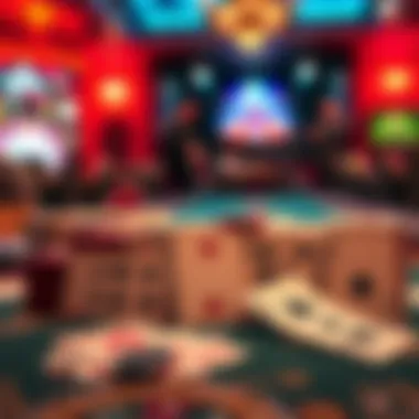 An array of card game variants showcased on a tabletop