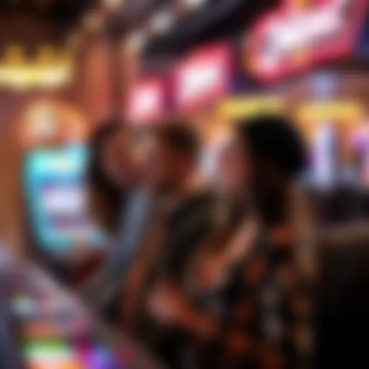 A group of friends engaging in a social gaming experience.