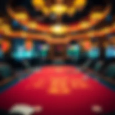 A thrilling Let It Ride table in a Las Vegas casino