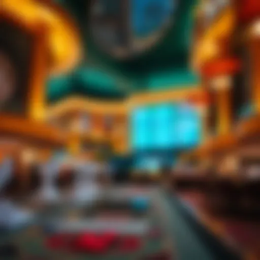 A captivating view of an MGM Resort showcasing its luxury amenities.