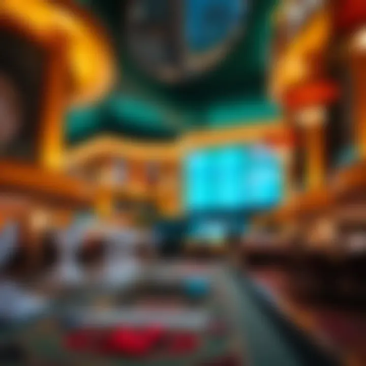 A captivating view of an MGM Resort showcasing its luxury amenities.