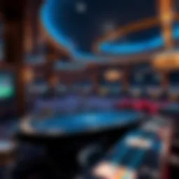 Luxurious Bellagio sportsbook environment