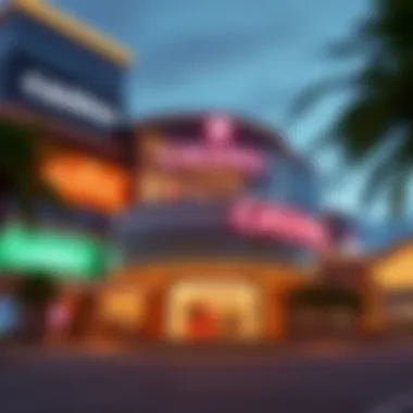 Exterior view of a modern casino establishment