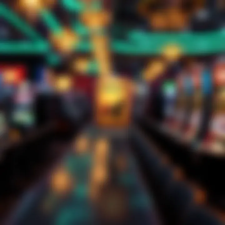 Responsible gambling signage within a casino environment