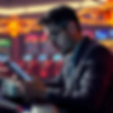 Strategic Analysis for Maximizing Casino Bonuses A person analyzing statistics and strategies for maximizing casino bonuses