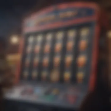 Visual representation of the odds and payouts associated with the Lightning Strike slot machine, explaining the mechanics.